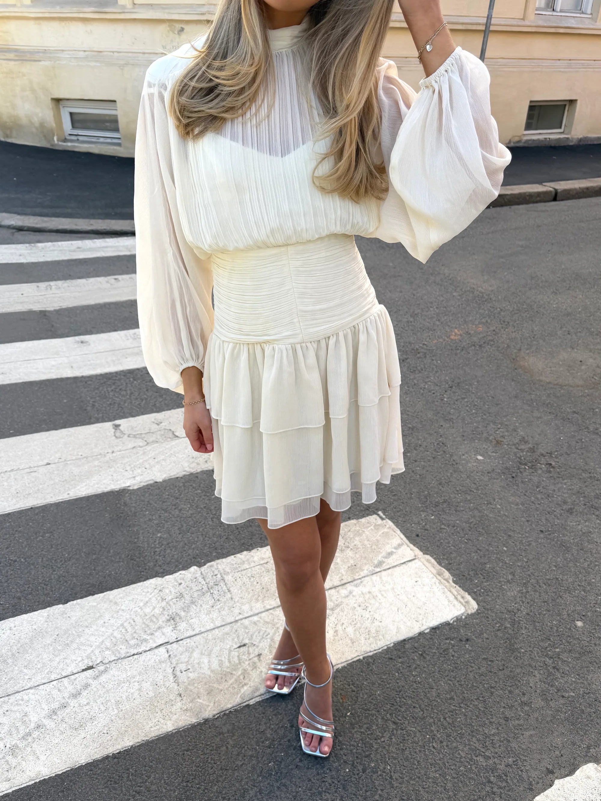 Esther Ruffle Mini Dress