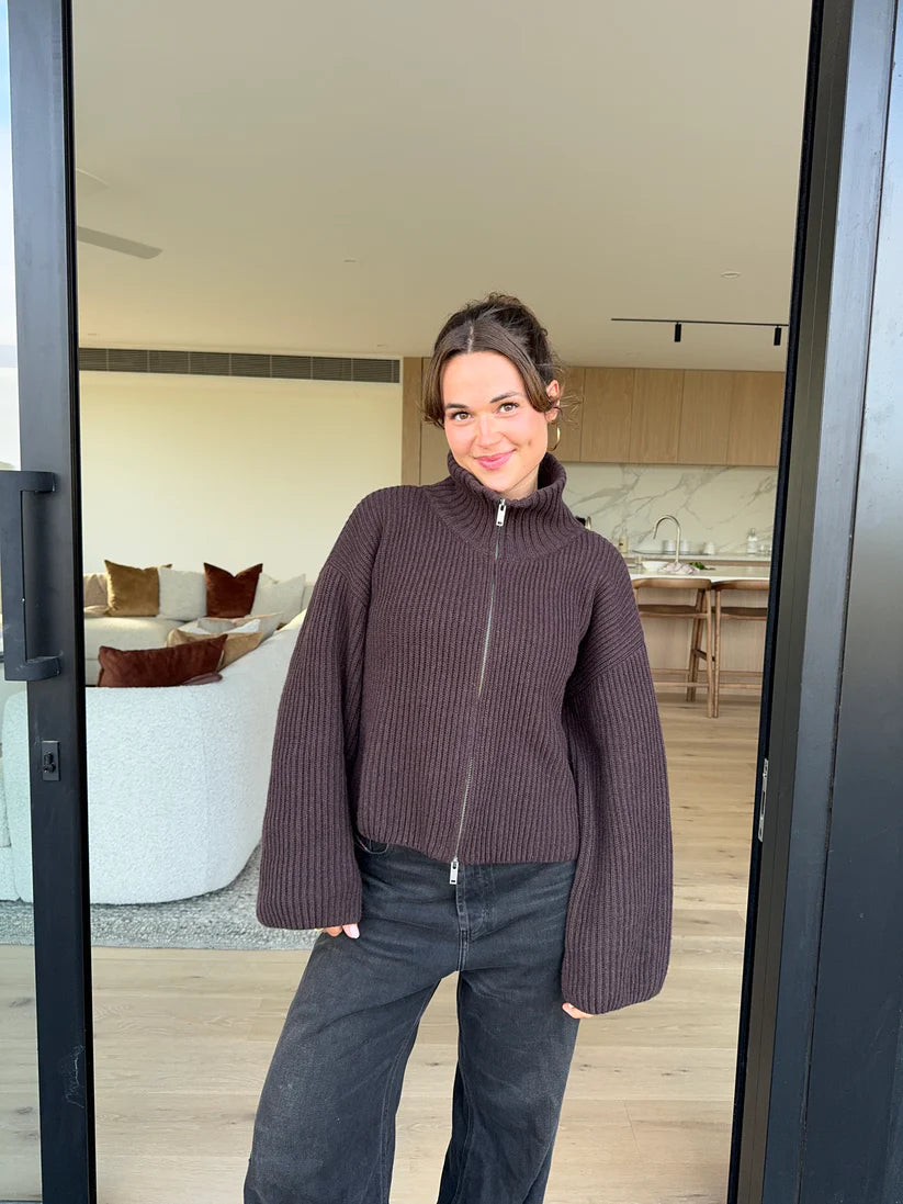 Lena Zipped Sweater