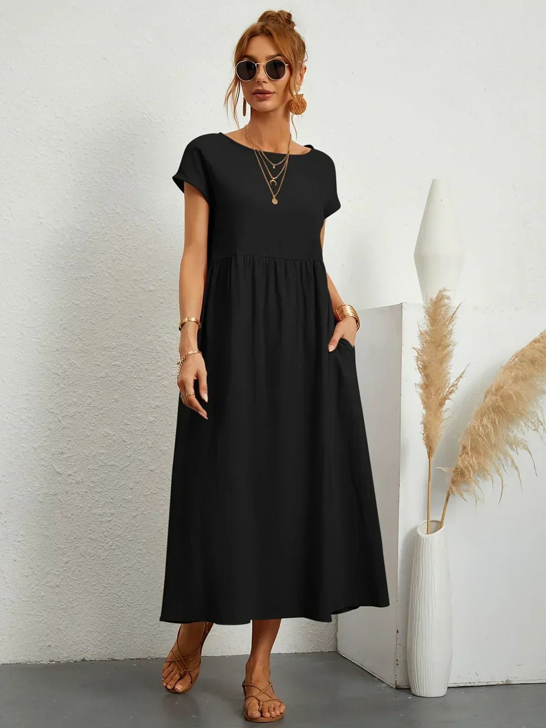 Lydia Elegant Midi Dress