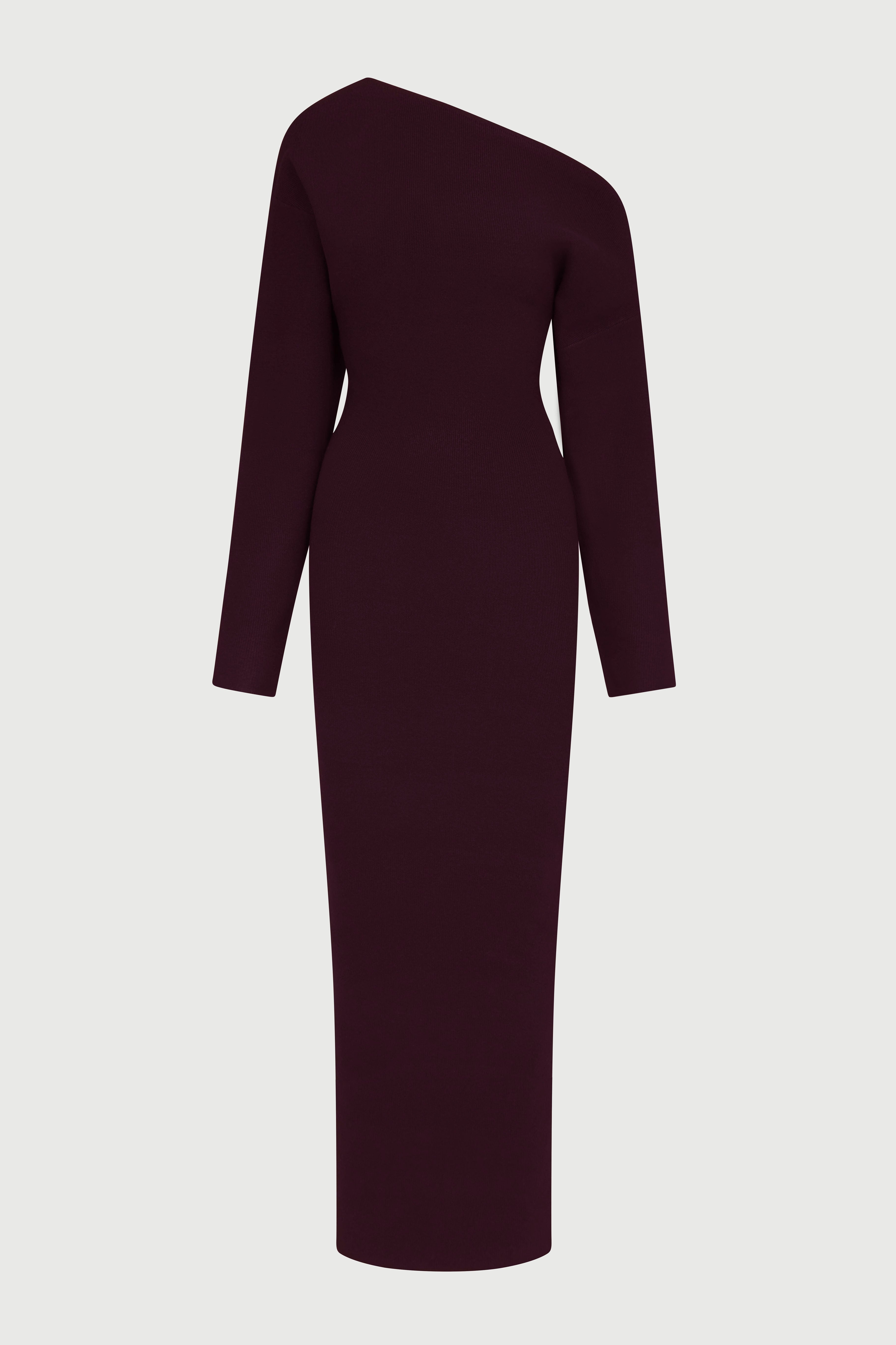 Julia Knit Off-Shoulder Sweater Maxi Dress