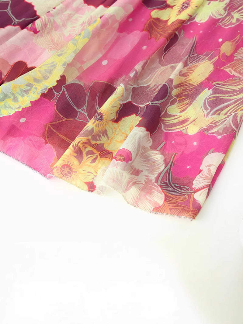 Elsa Floral Strapless Maxi Dress