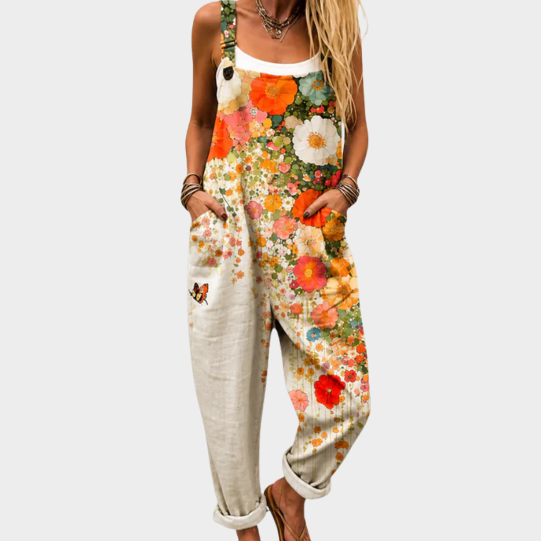 Phoebe | Relaxed Printed Jumpsuit