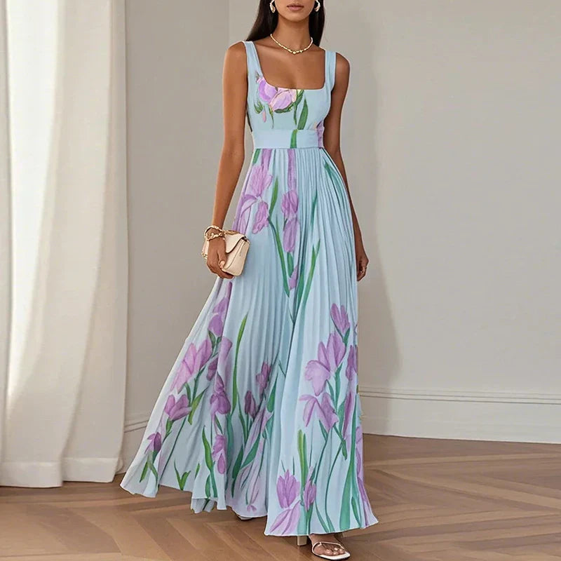 Natalie | Elegant Floral Maxi Dress