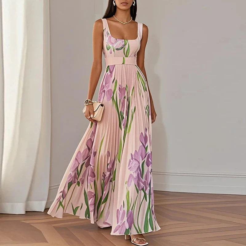 Natalie | Elegant Floral Maxi Dress