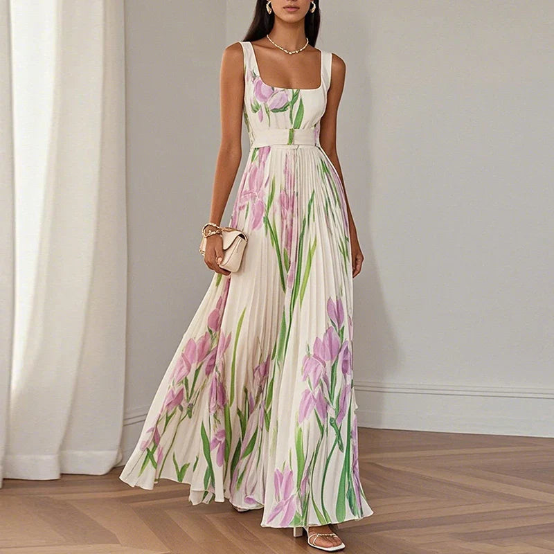 Natalie | Elegant Floral Maxi Dress