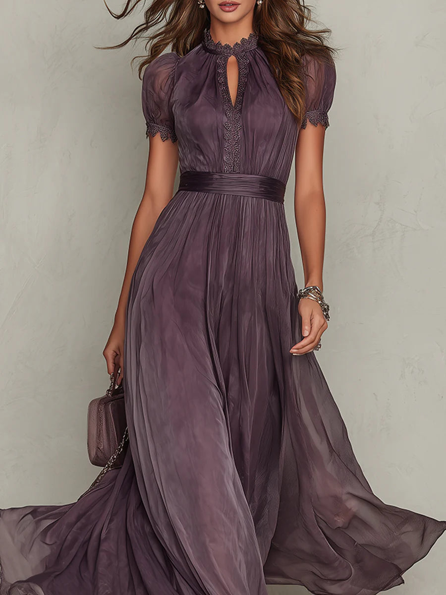 Kayla | Vintage Chiffon Maxi Dress