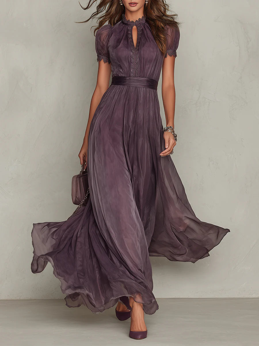 Kayla | Vintage Chiffon Maxi Dress