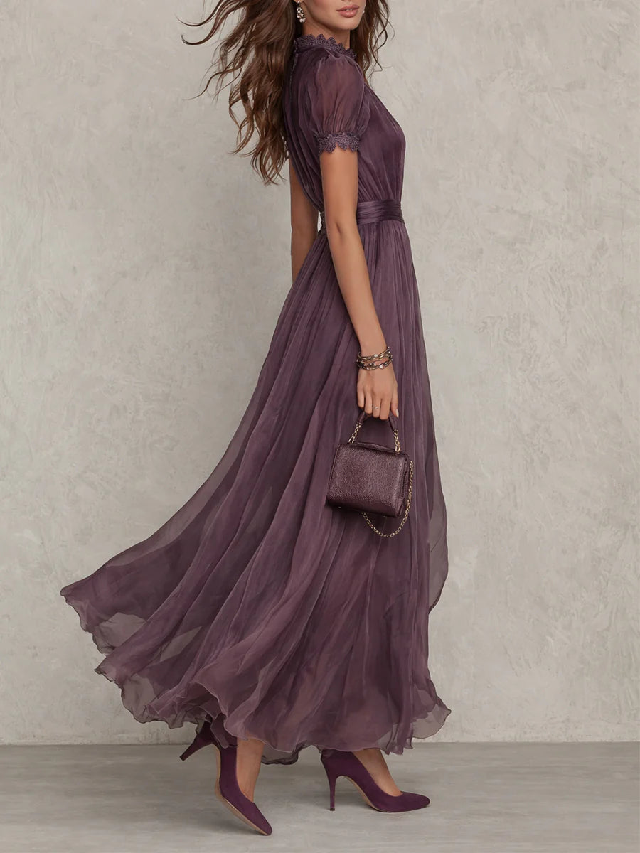 Kayla | Vintage Chiffon Maxi Dress