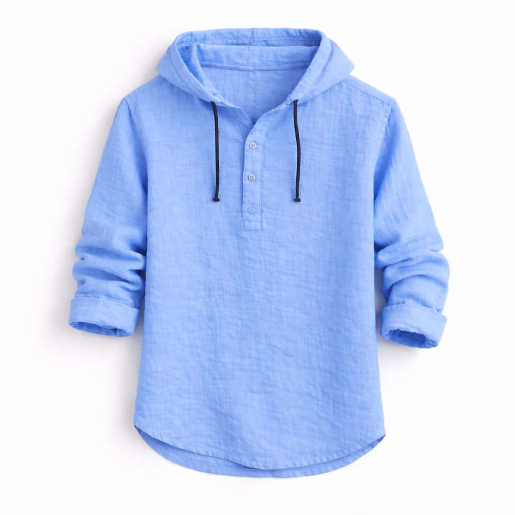 Hugo Linen Hoodie Shirt