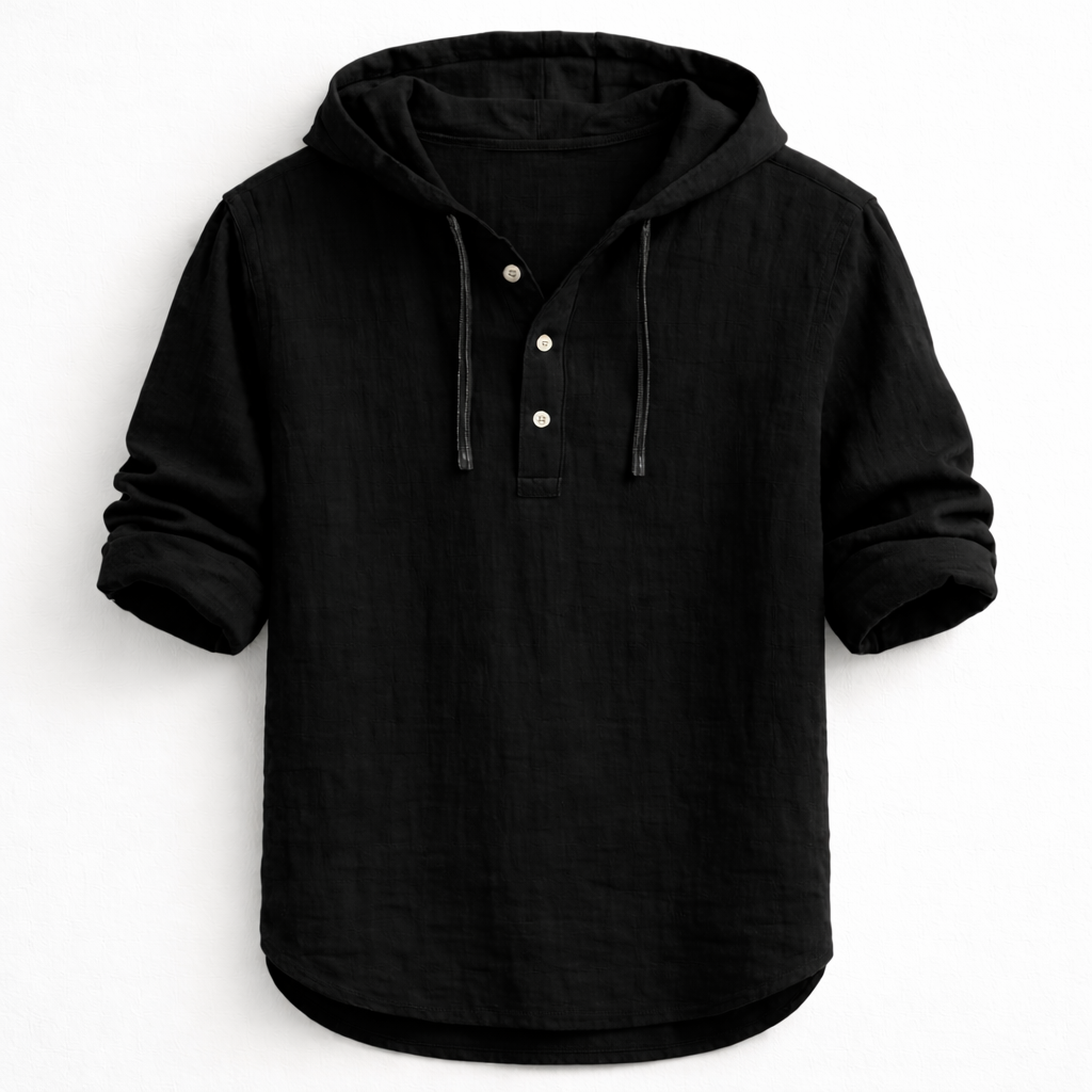 Hugo Linen Hoodie Shirt