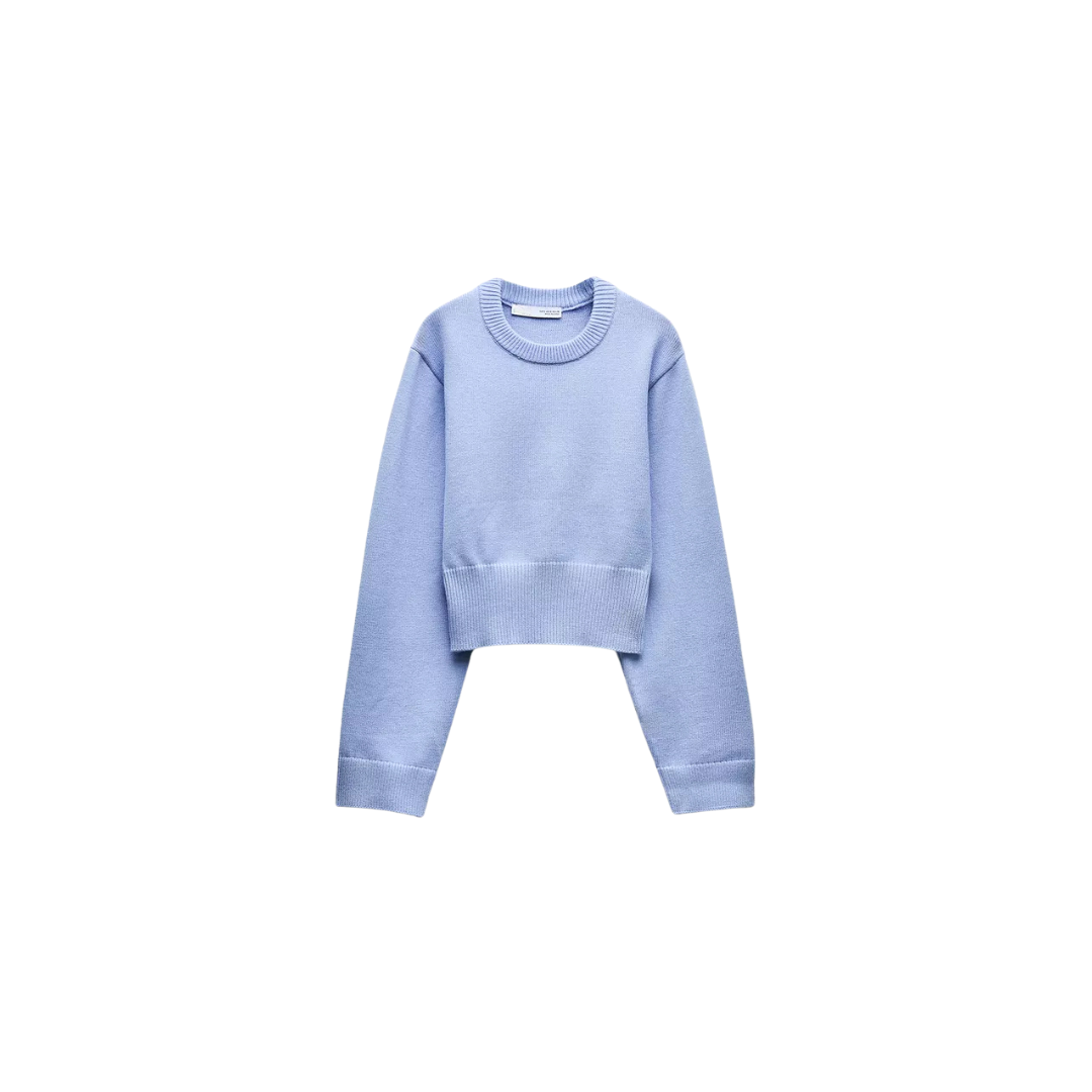 Sophie Cropped Wide Sleeve Sweater