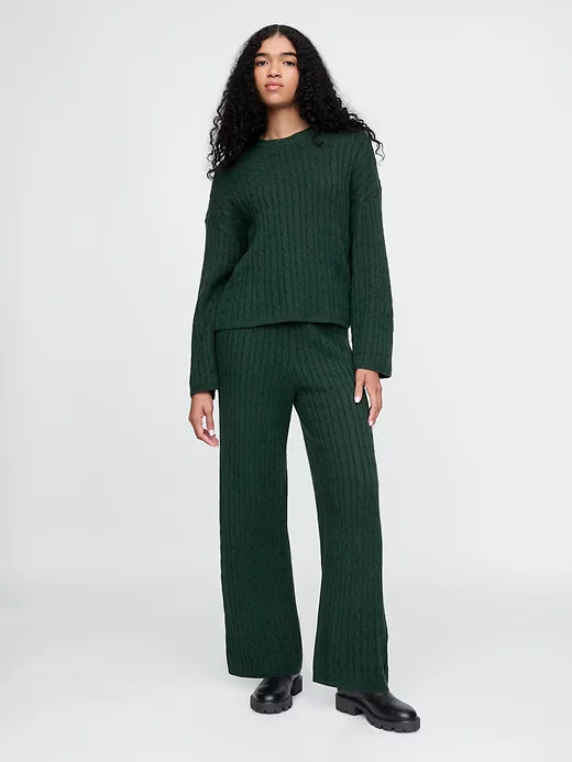 Cable Pattern Sweater + FREE Joggers – LOUVELLI