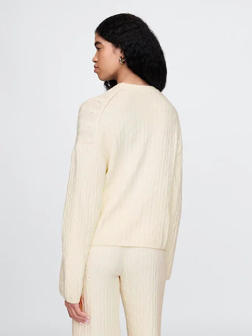 Cable Pattern Sweater + FREE Joggers – LOUVELLI