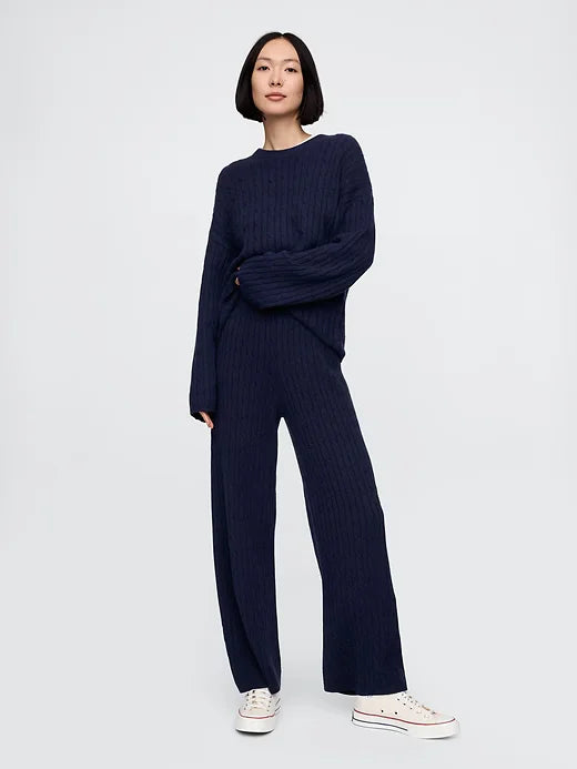 Cable Pattern Sweater + FREE Joggers – LOUVELLI