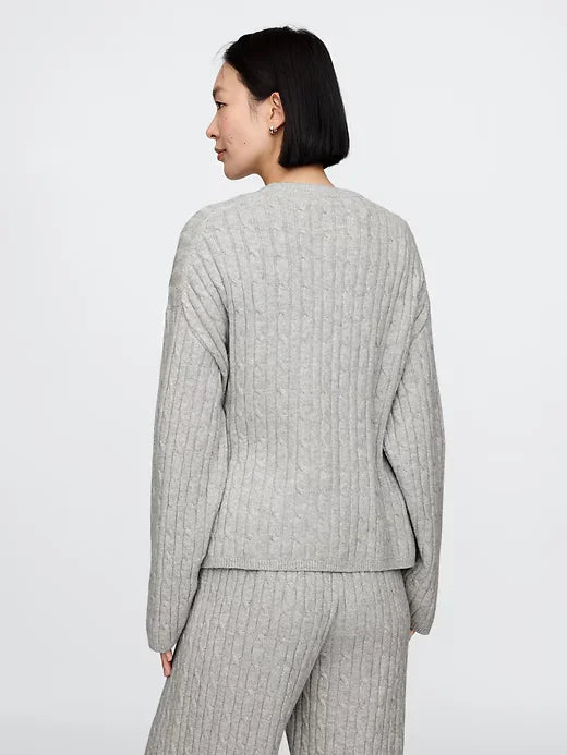 Cable Pattern Sweater + FREE Joggers – LOUVELLI
