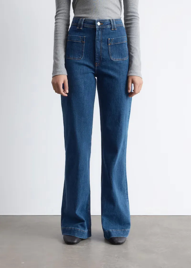 Jelena High Waisted Flared Jeans