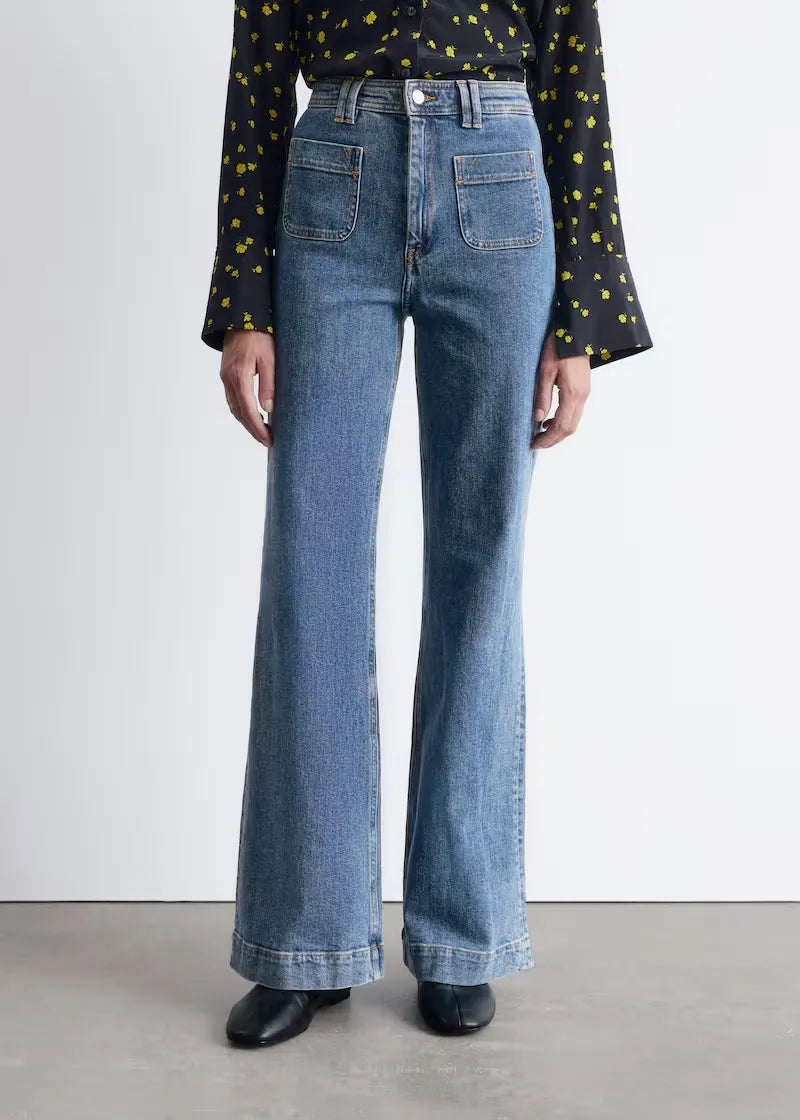 Jelena High Waisted Flared Jeans