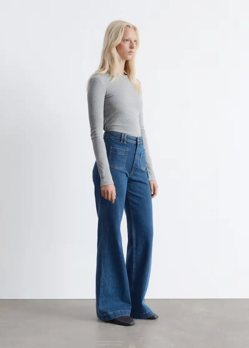 Jelena High Waisted Flared Jeans