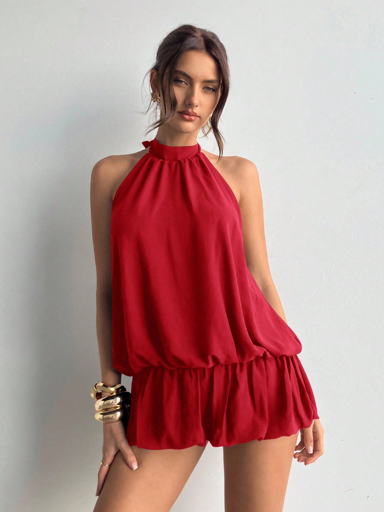 Cindy Ruffle Mini Dress