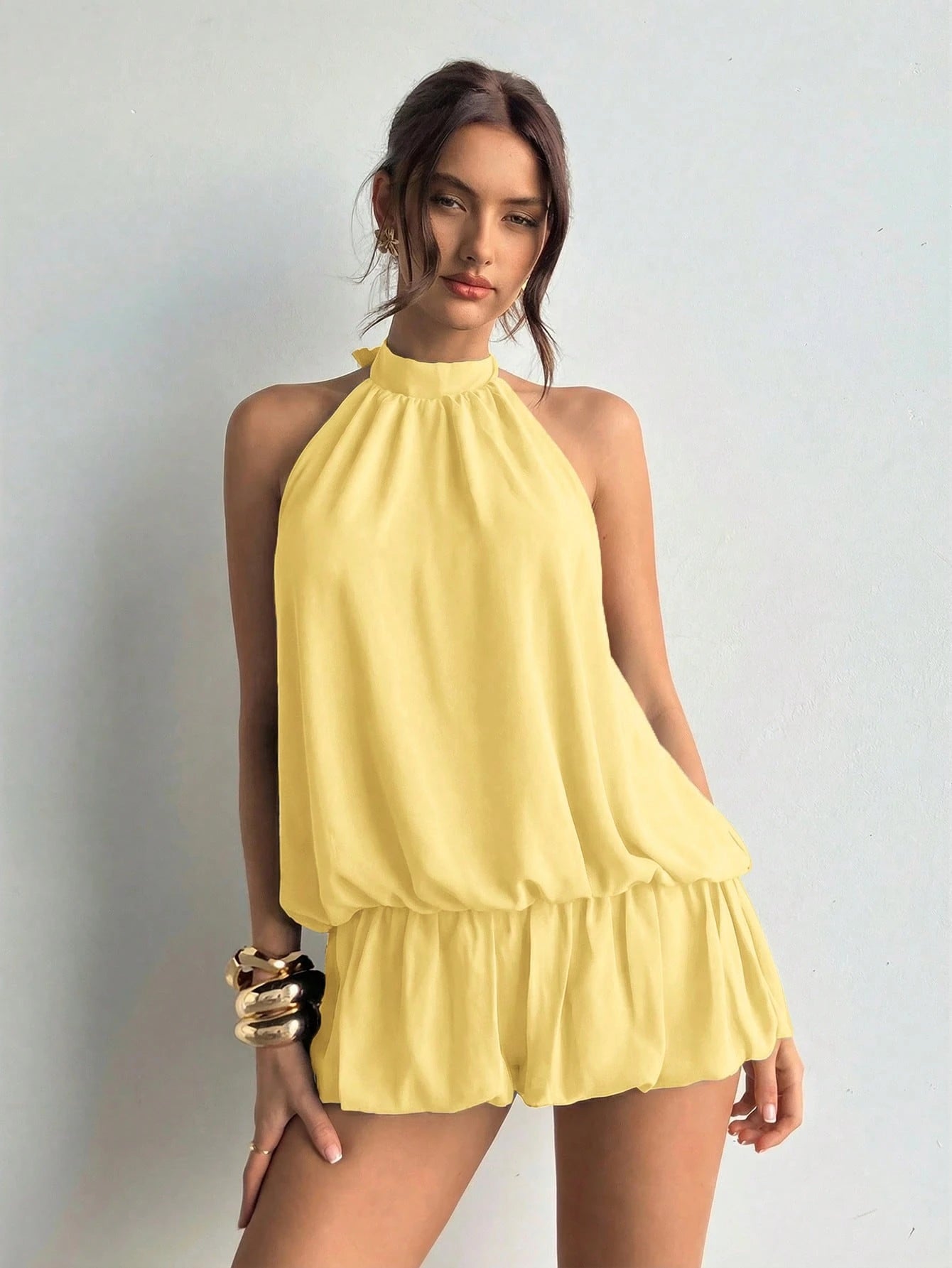 Cindy Ruffle Mini Dress