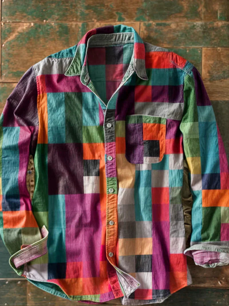 Paul | Patchwork Casual Shirt