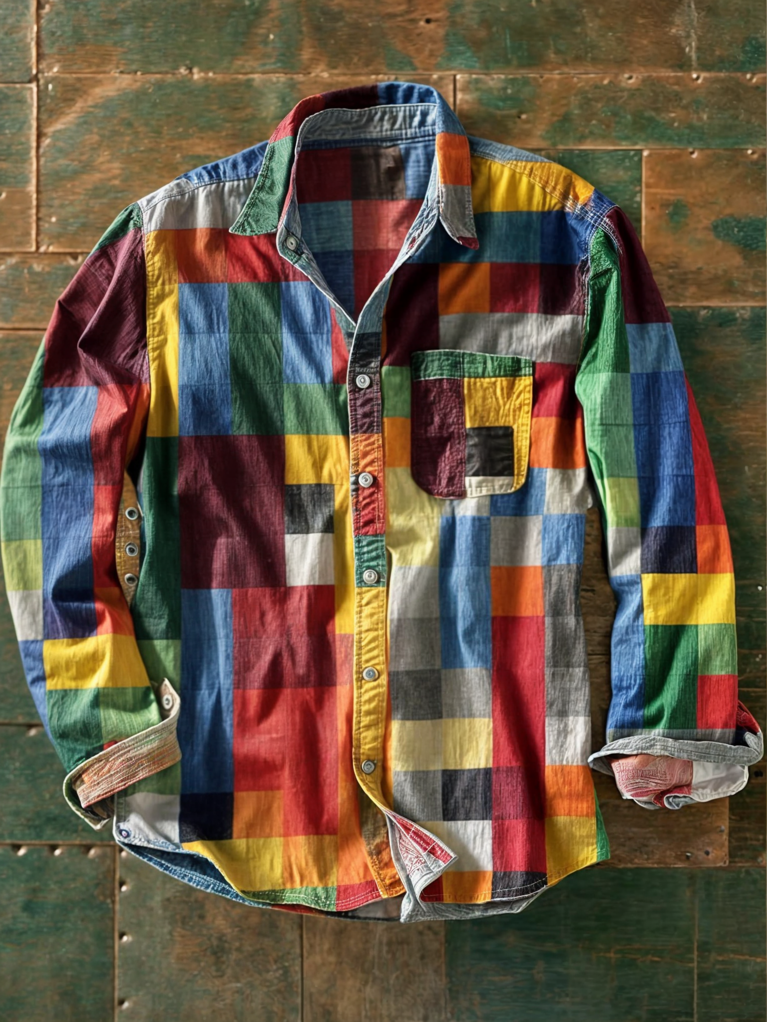 Paul | Patchwork Casual Shirt