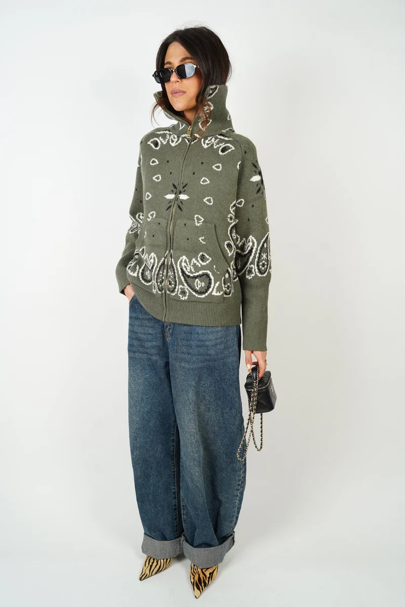 Tara Zip-Up Sweater