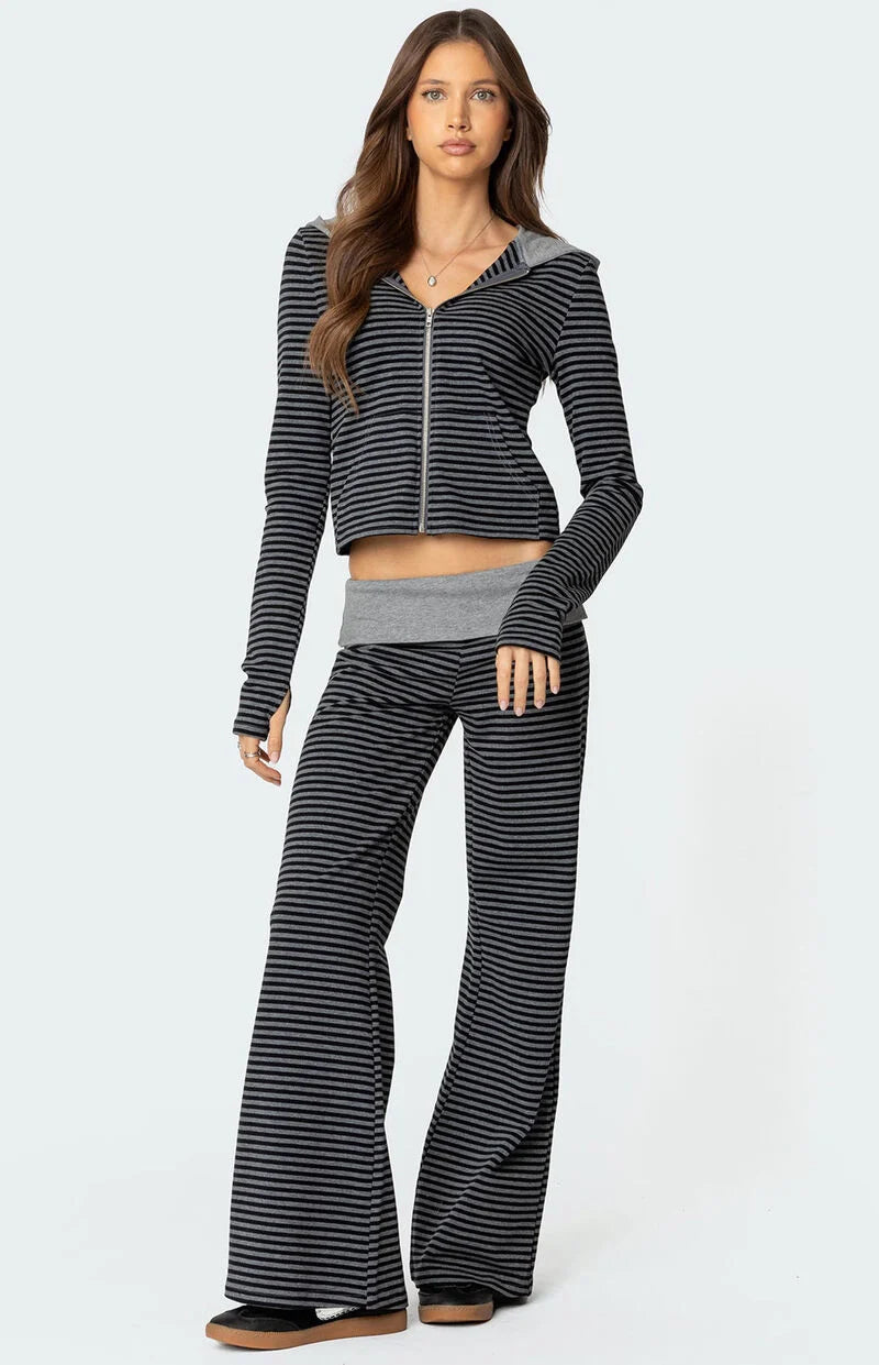 Lisa Stripe Lounge Set
