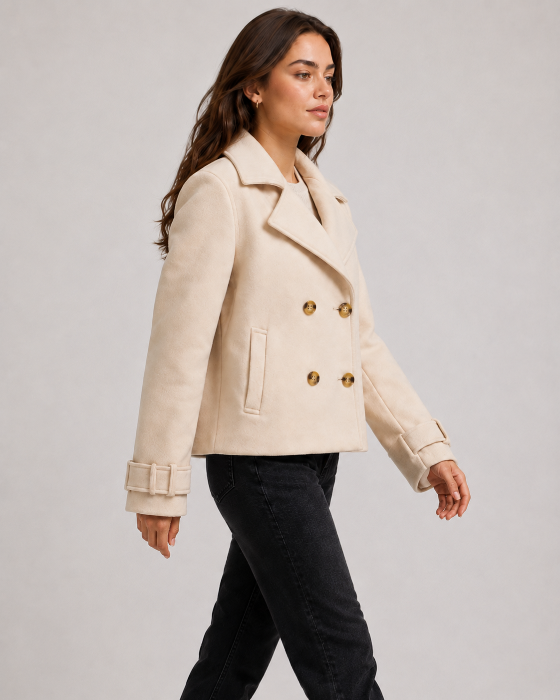 Joanna Cropped Trench Coat