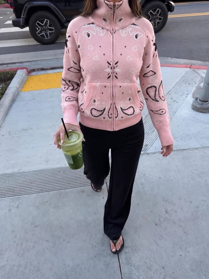 Tara Zip-Up Sweater