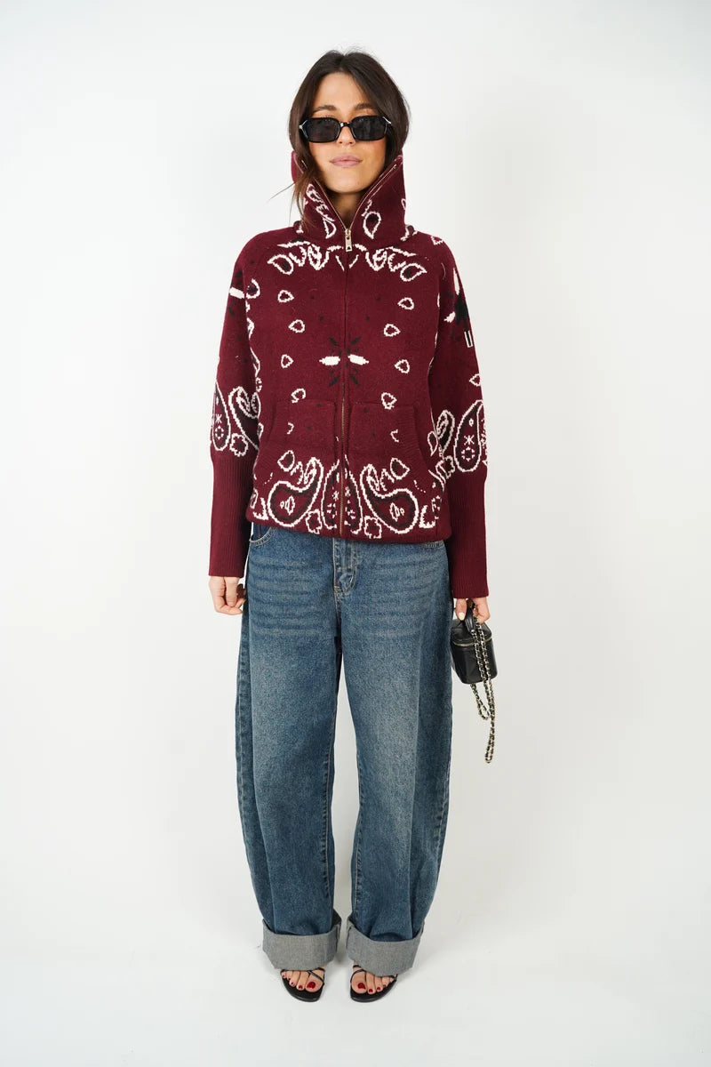 Tara Zip-Up Sweater