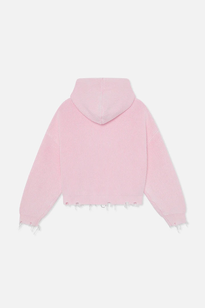 RAW WORLDWIDE ZIP HOODIE DISTRESSED