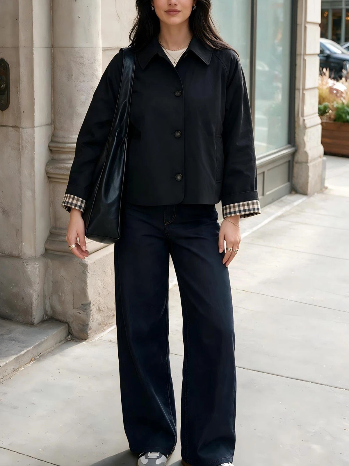 Juliette Plaid Lined Jacket
