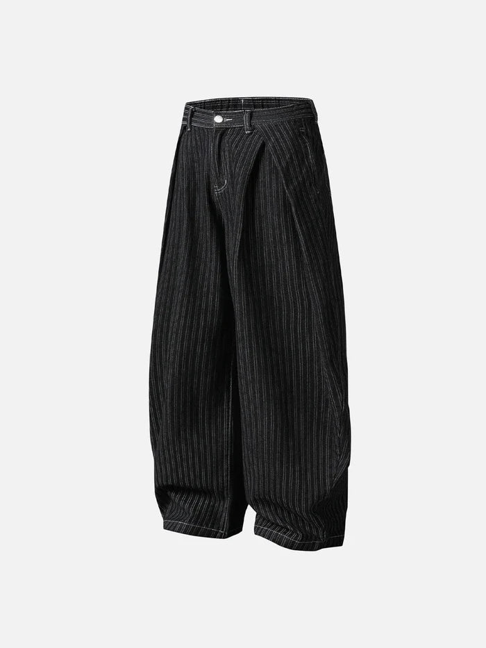 Elsie Baggy Pinstripe Jeans