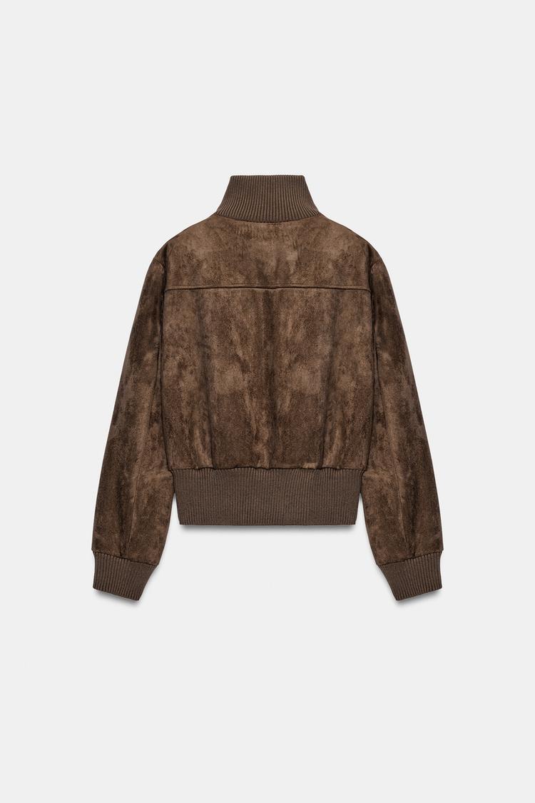 Selma Suede Bomber Jacket