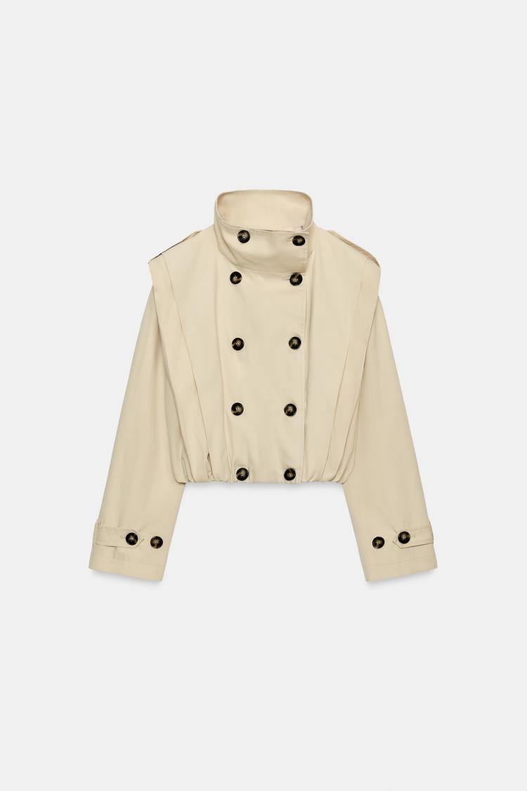 Polly Pleated Trenchcoat