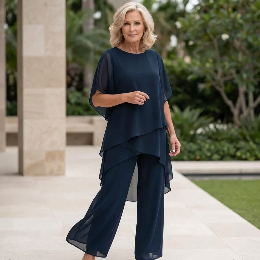 Blair Suit with Draped Pants