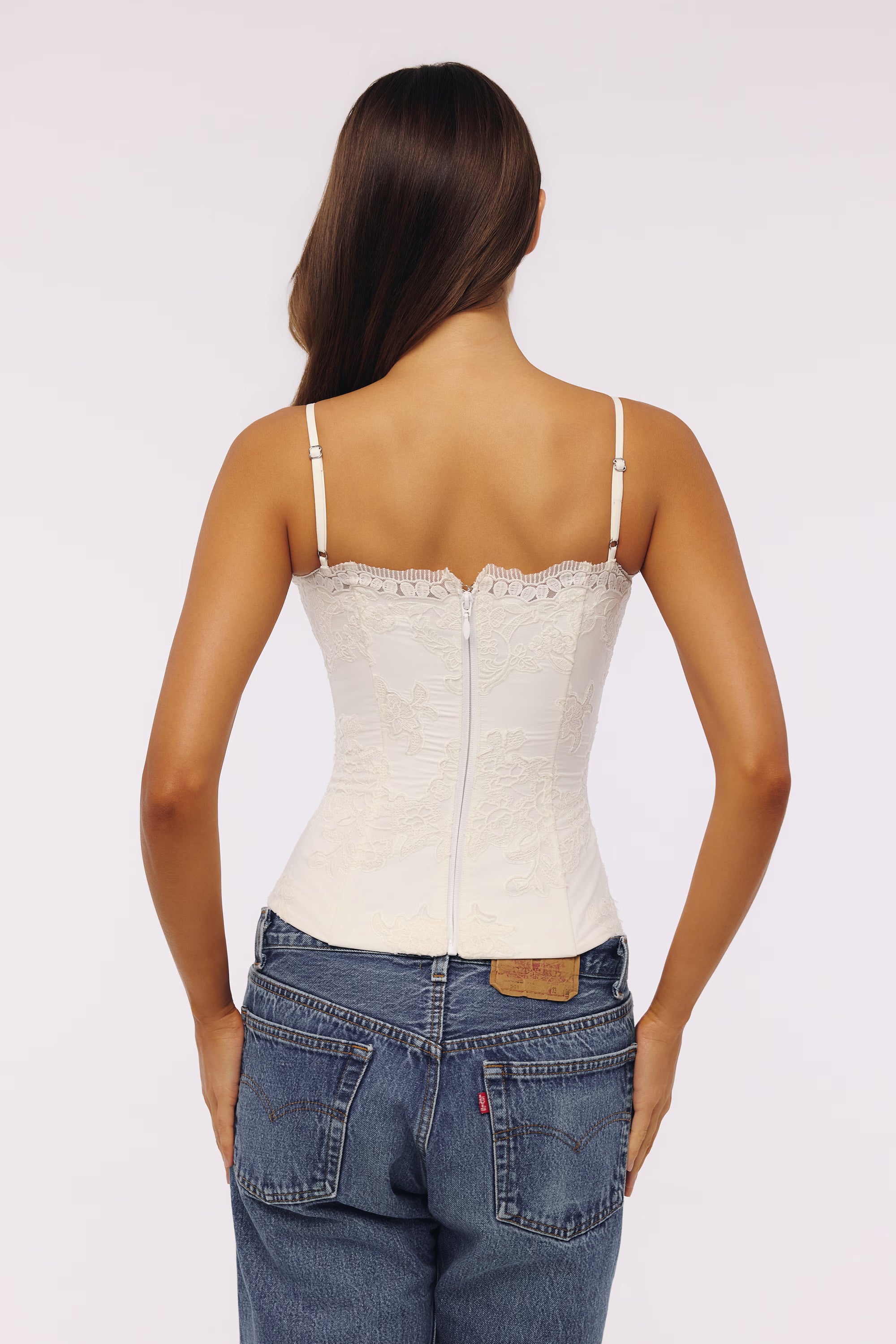 Nelly Broderie Lace Top
