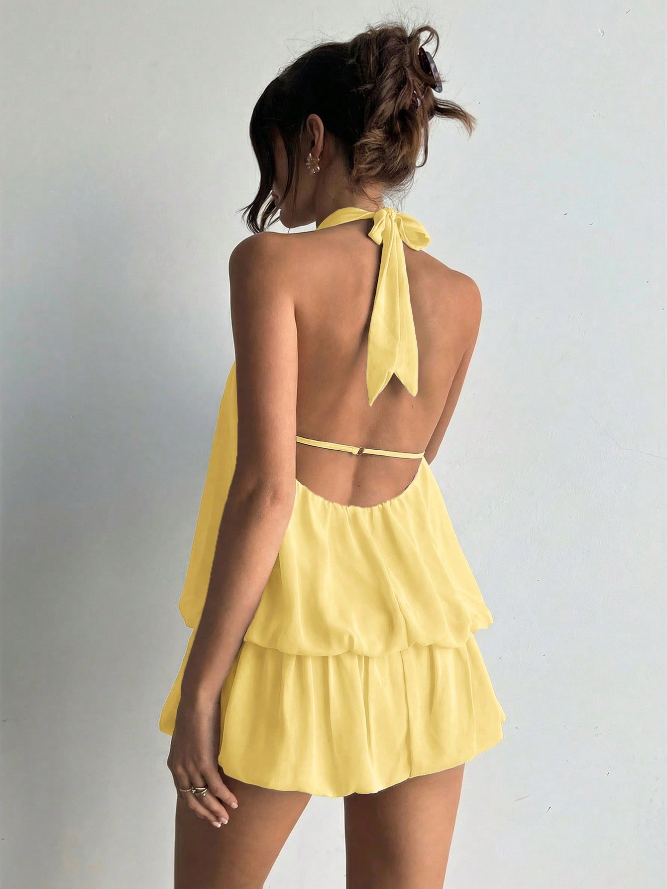 Cindy Ruffle Mini Dress