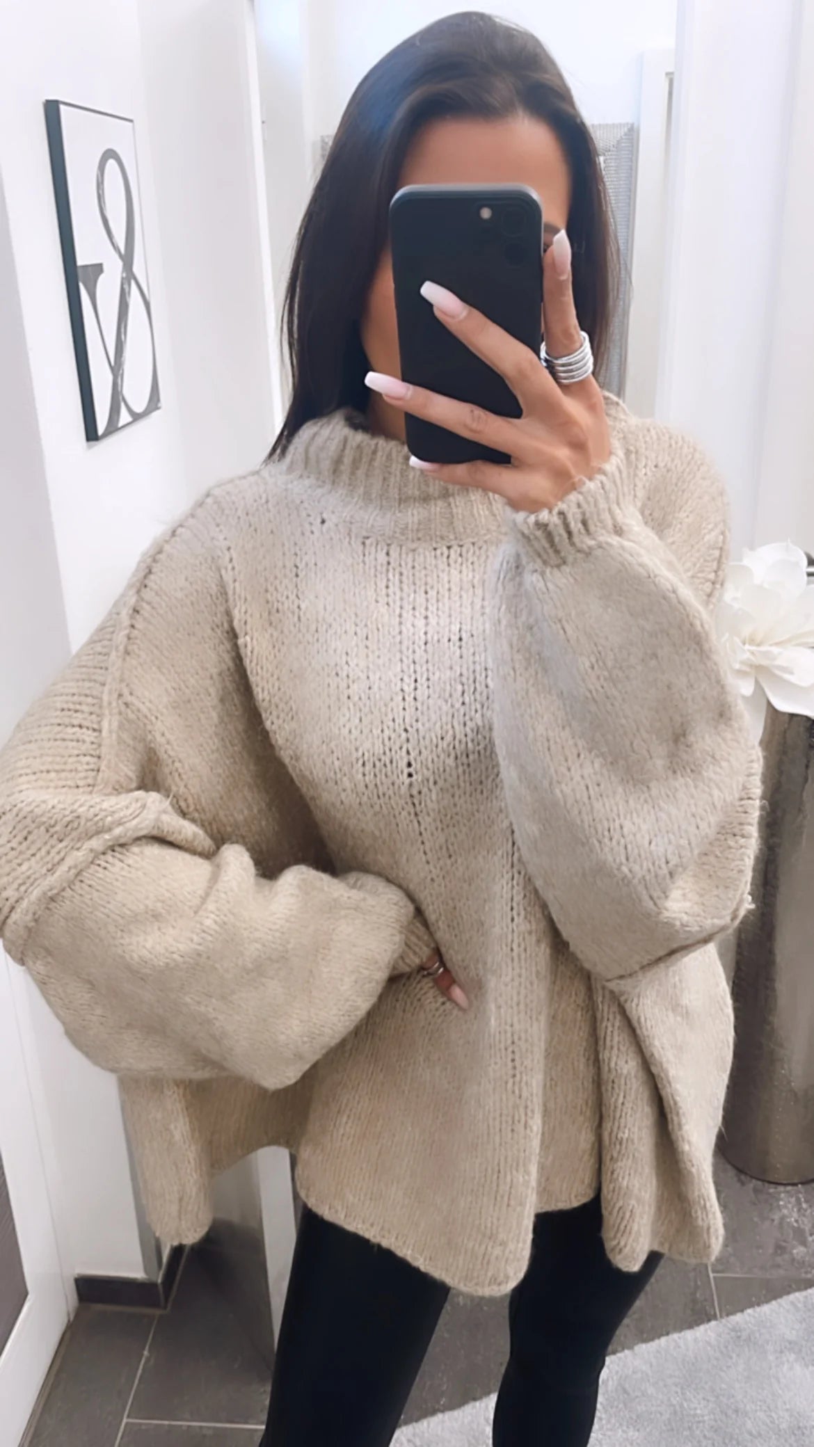 Leyla Oversized Knit Sweater