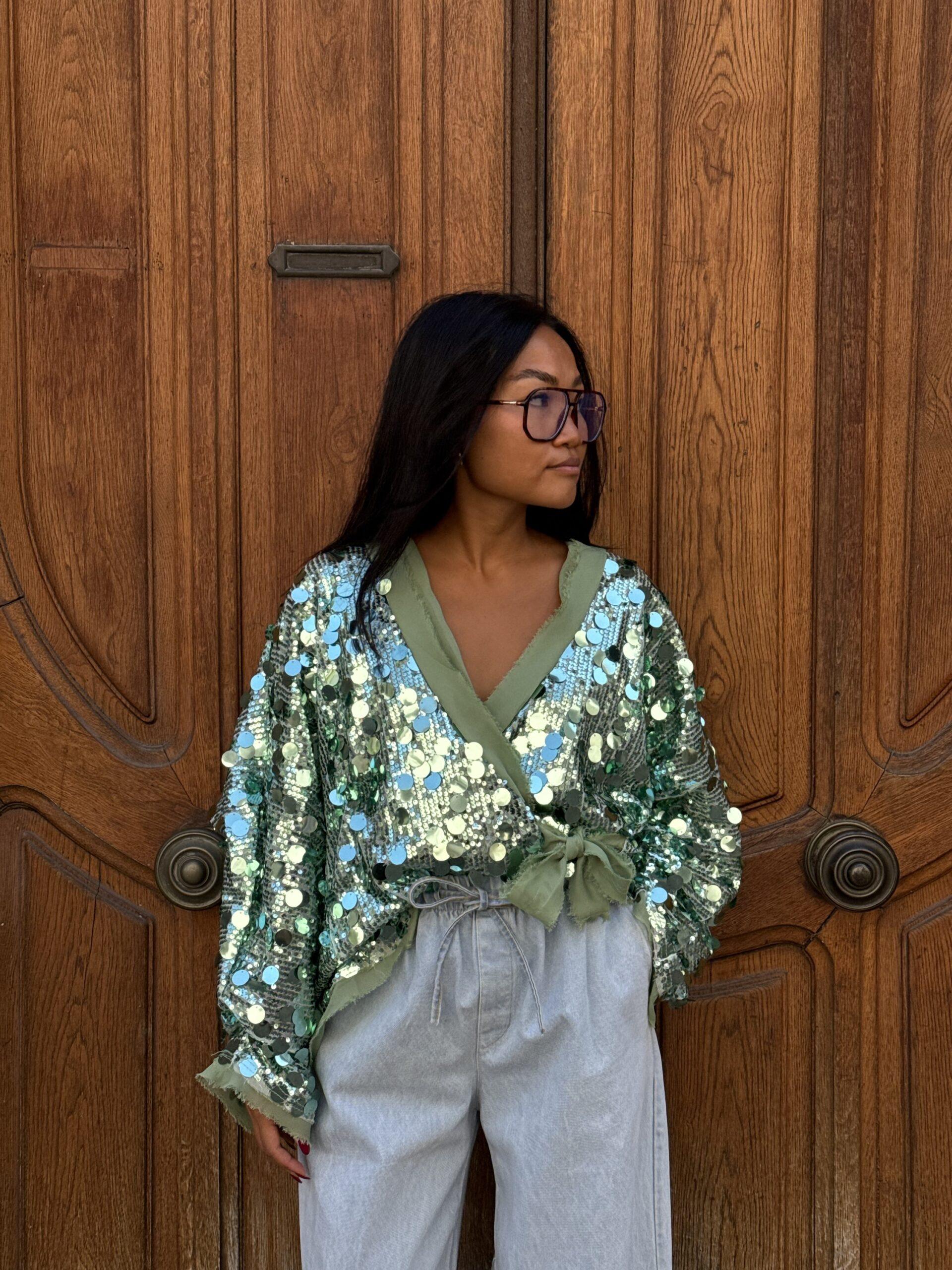 Stella sequined Kimono