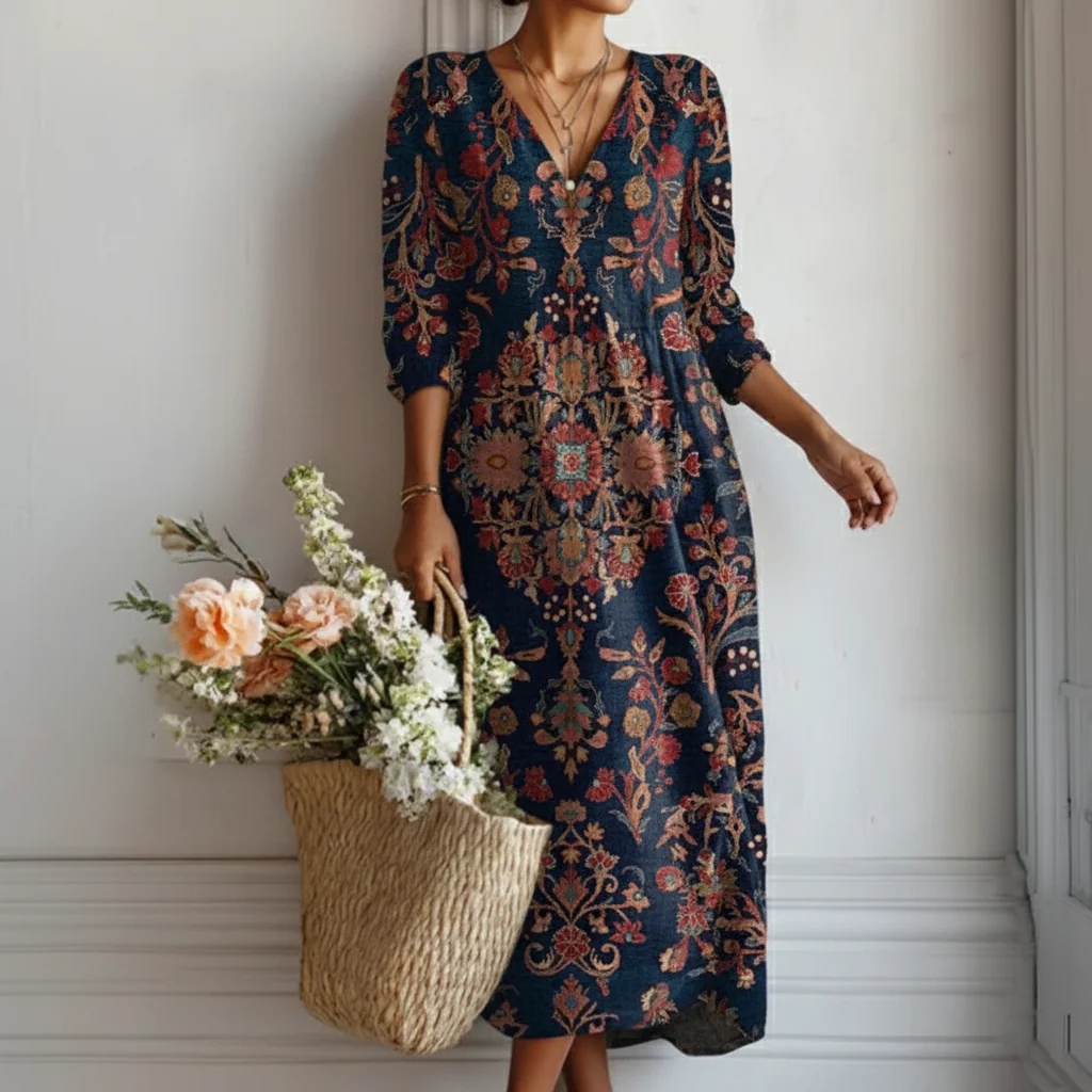 Ethnic Style Maxi Dress