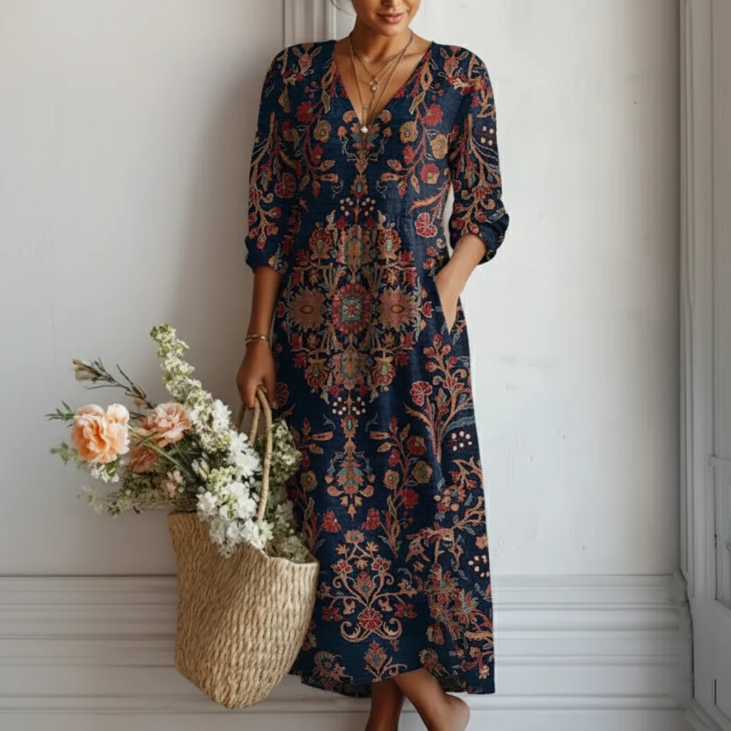 Ethnic Style Maxi Dress