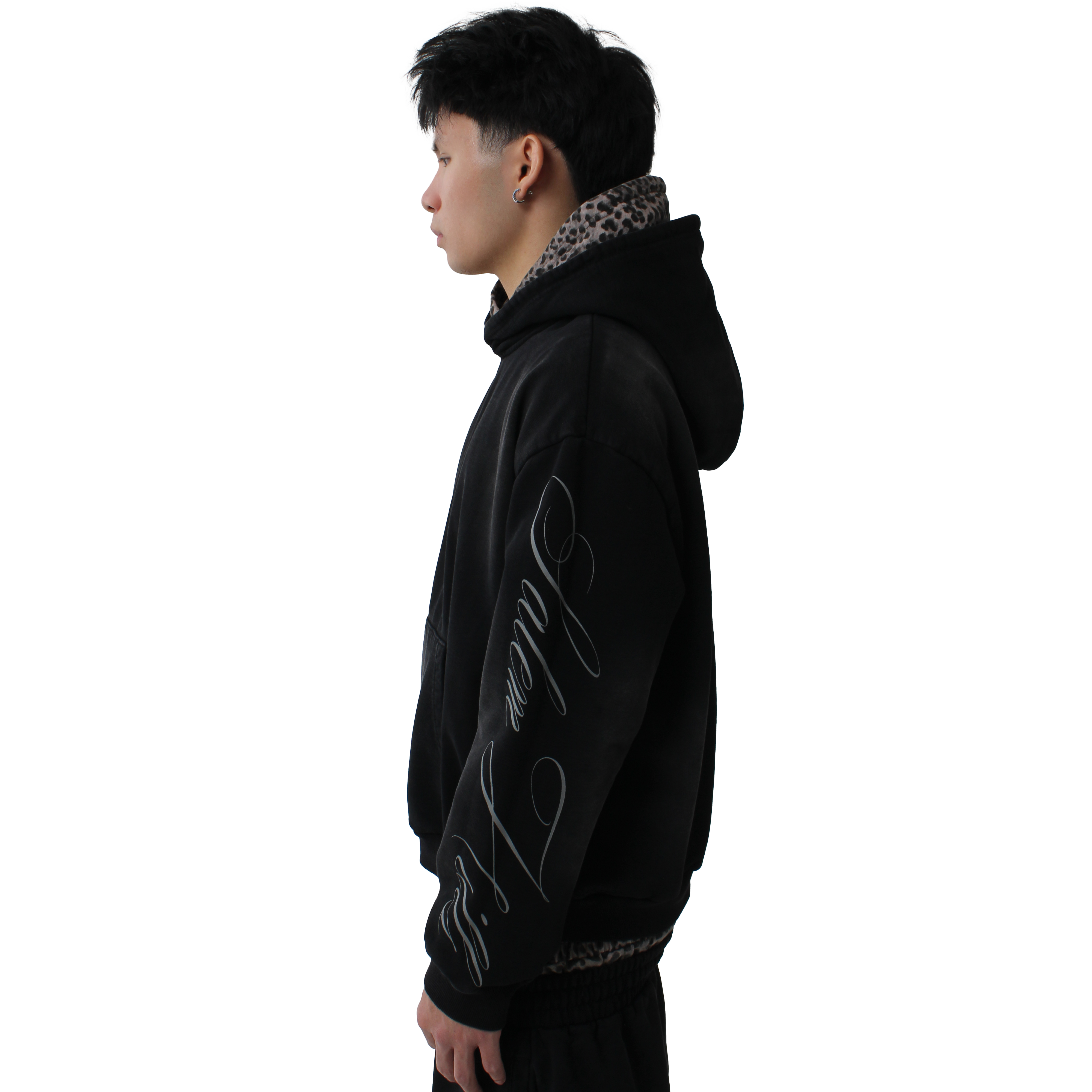 Midnight Leopard Hoodie