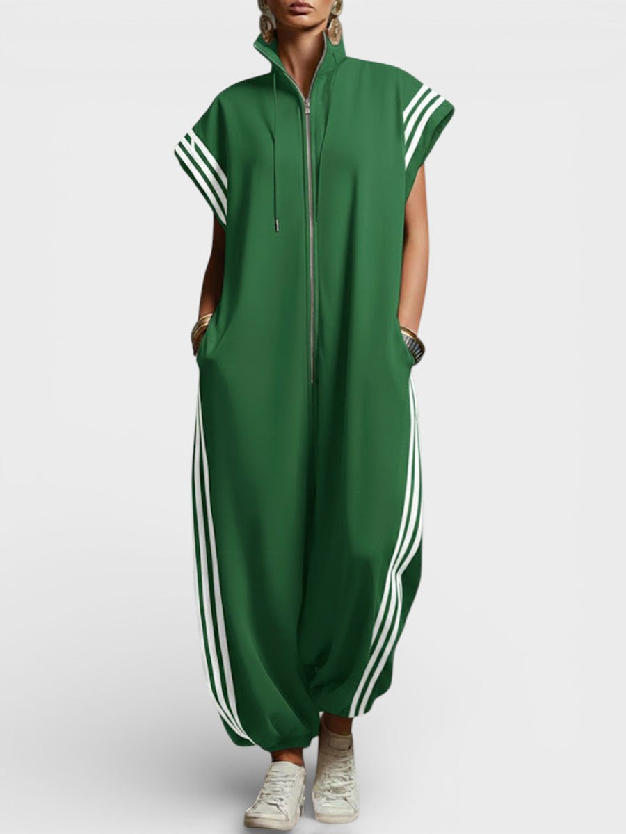 NICOLE | ZIP NECK JUMPSUIT