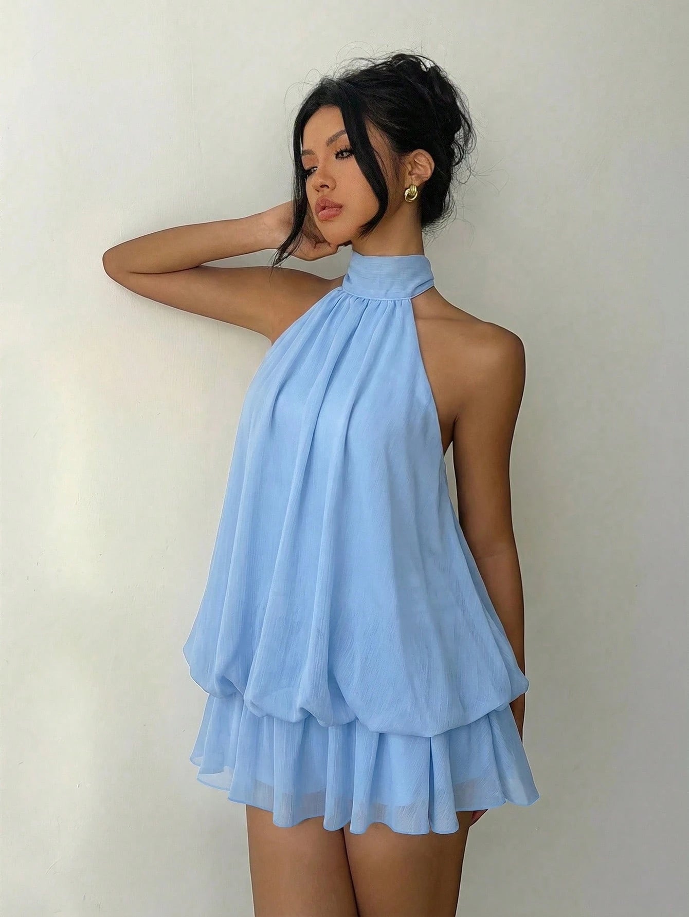 Tara Mini Ruffle Dress