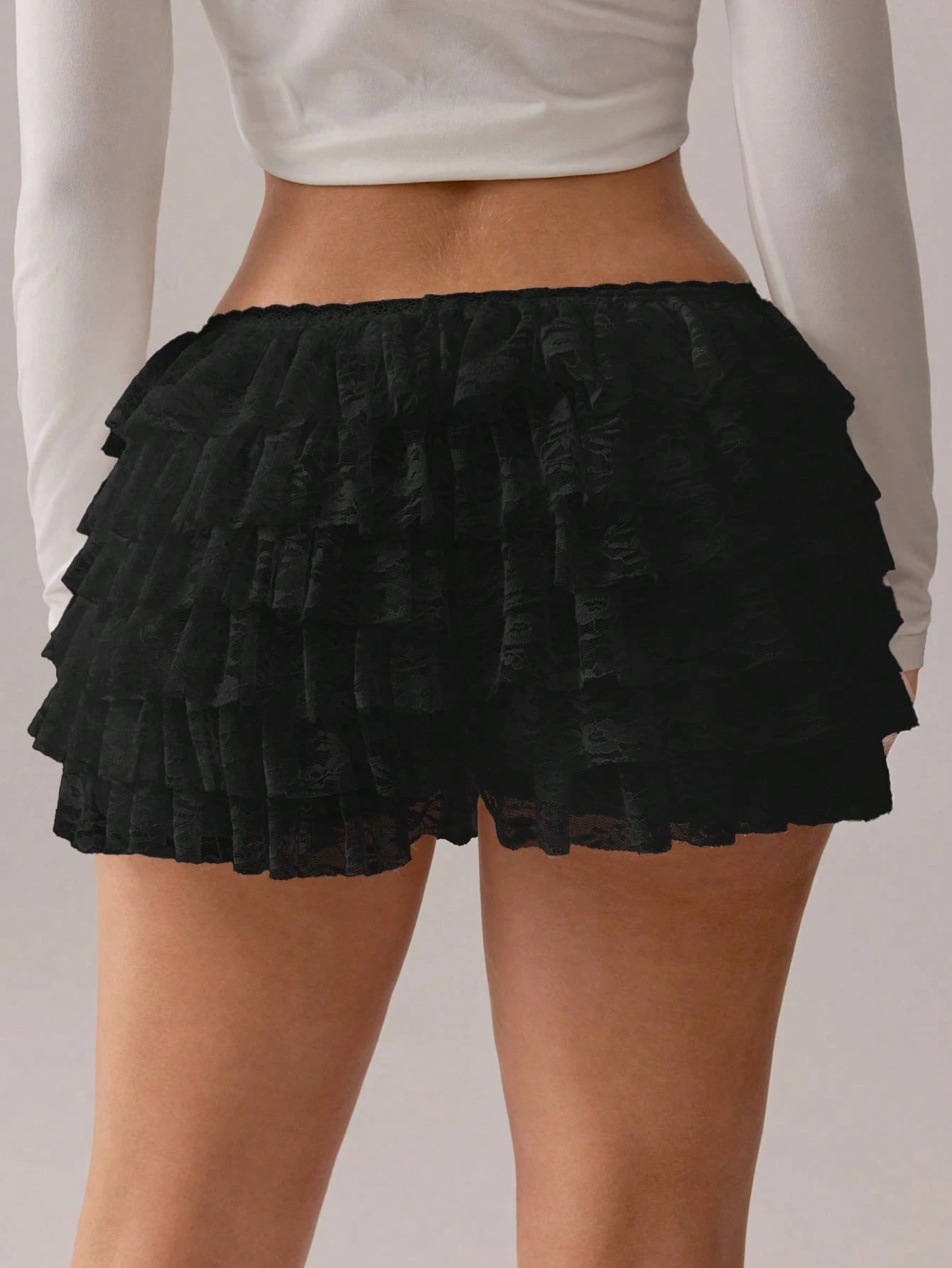 Tatiana Ruffle Lace Shorts