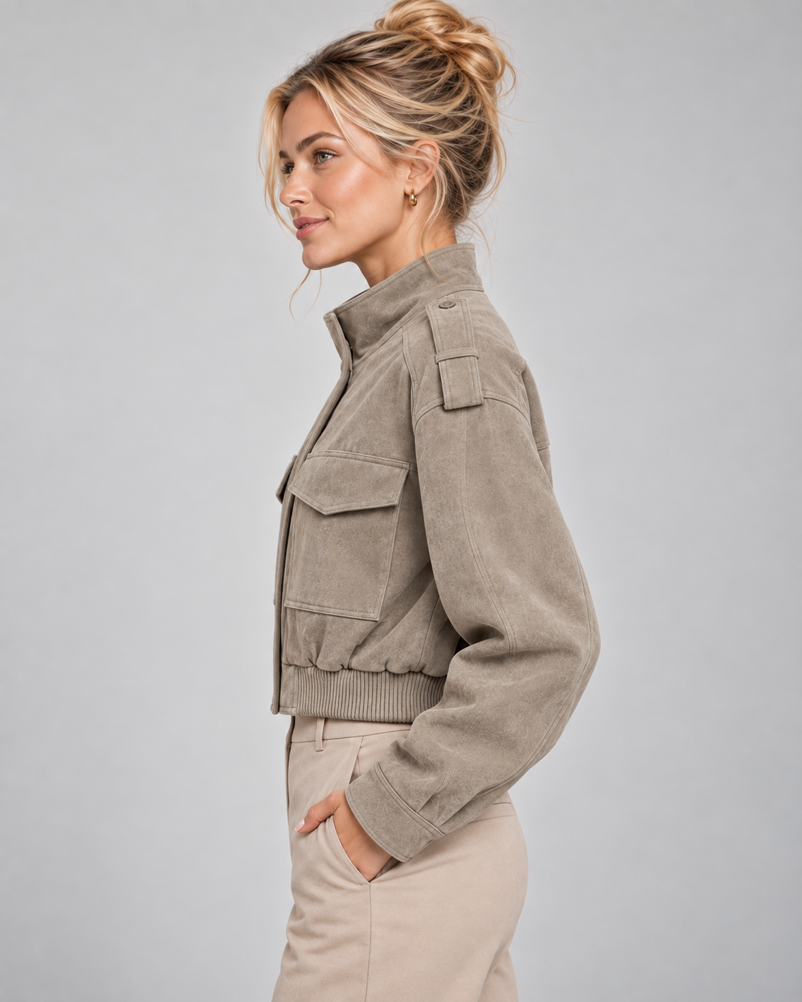 Maya Faux Leather Jacket
