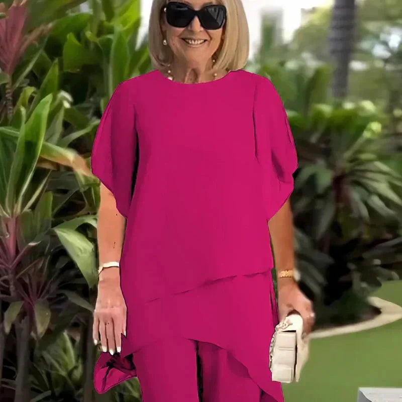 Blair Suit with Draped Pants