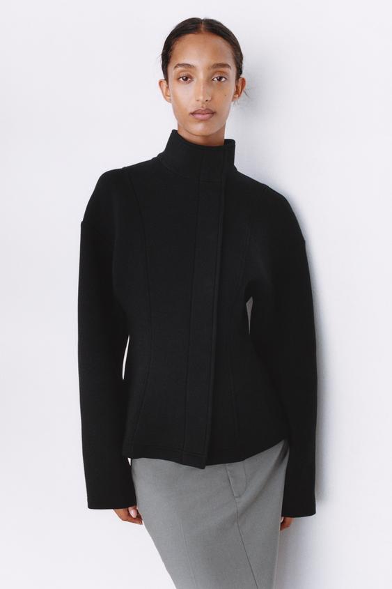 Andrea Raised Collar Jacket